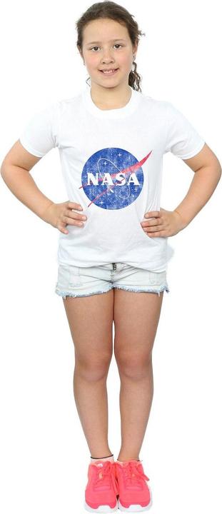 Produktbild Nasa Classic Insignia Logo Distressed TShirt Mädchen (140, 146)