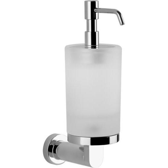 Thumbnail - Gessi, Seifenspender + Seifenschale, Emporio Seifenspender für Wandmontage mit Glas aus satiniertem Glas, 38815