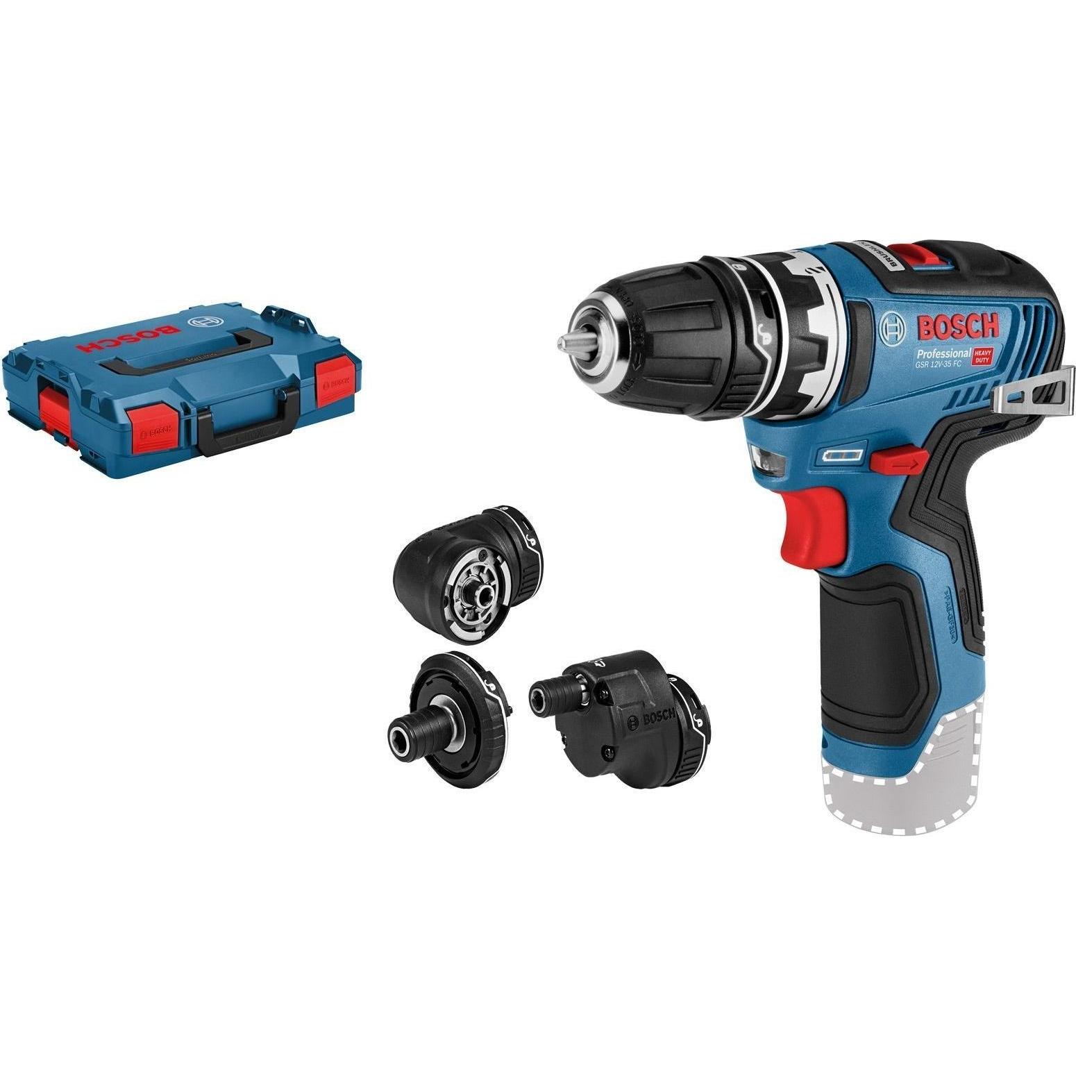 Bosch Professional, Bohrmaschine + Akkuschrauber, GSR 12V-35 FC (Akkubetrieb)