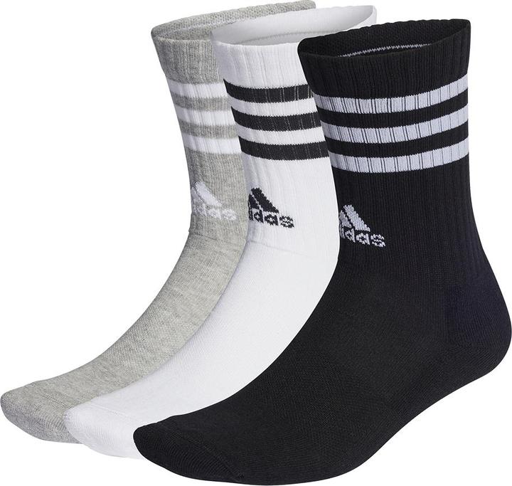 Produktbild adidas 3-Streifen Cushioned Crew Socken (3 Paar) (28 - 30)