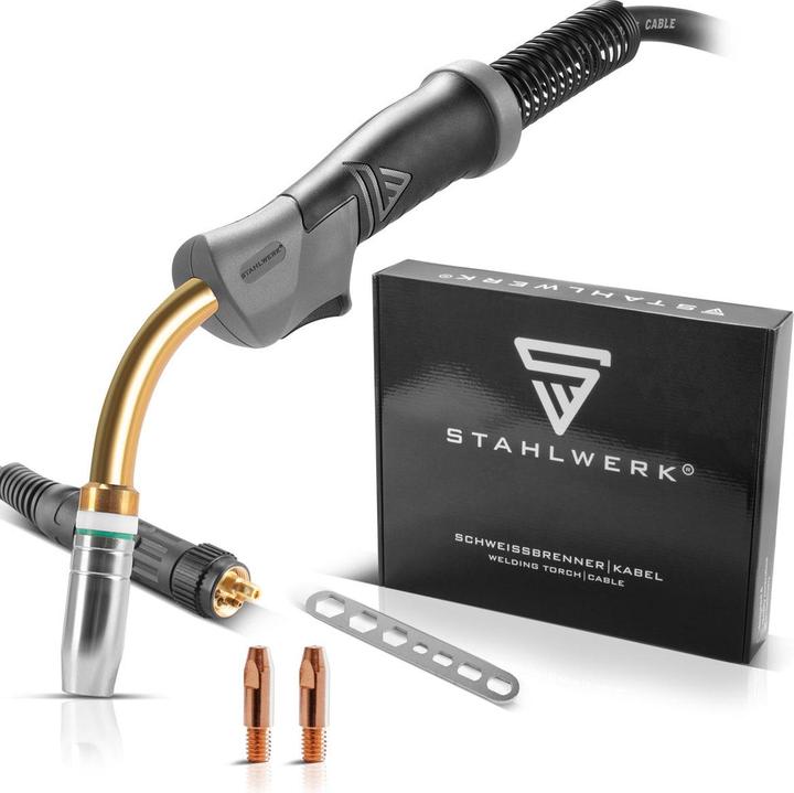 Actual product image Stahlwerk AK25 MB25 welding torch 3 m hose package for MIG MAG welding machines