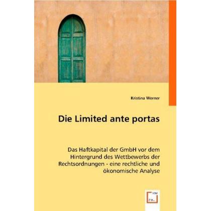 Die Limited ante portas, Fachbücher von Kristina Werner