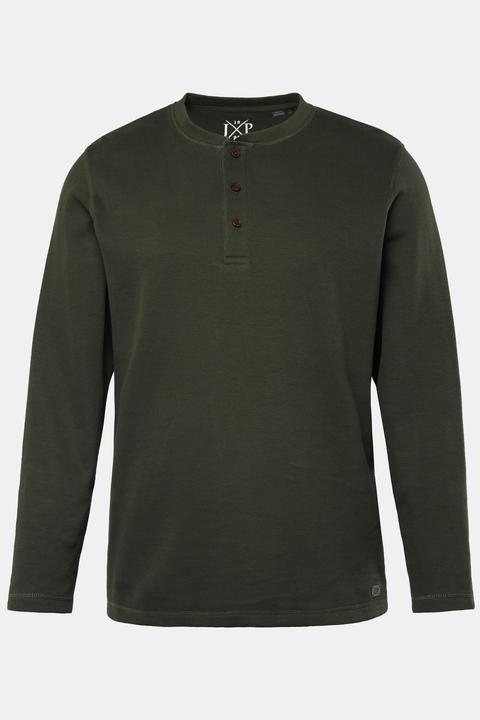 Produktbild JP1880 JP 1880 Henley, Langarm, Piqué (7XL)