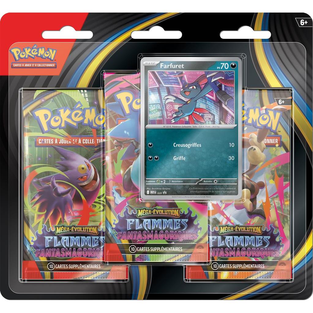 Asmodée Pokémon ME02: pack 3 boosters (Pacchetto Booster)