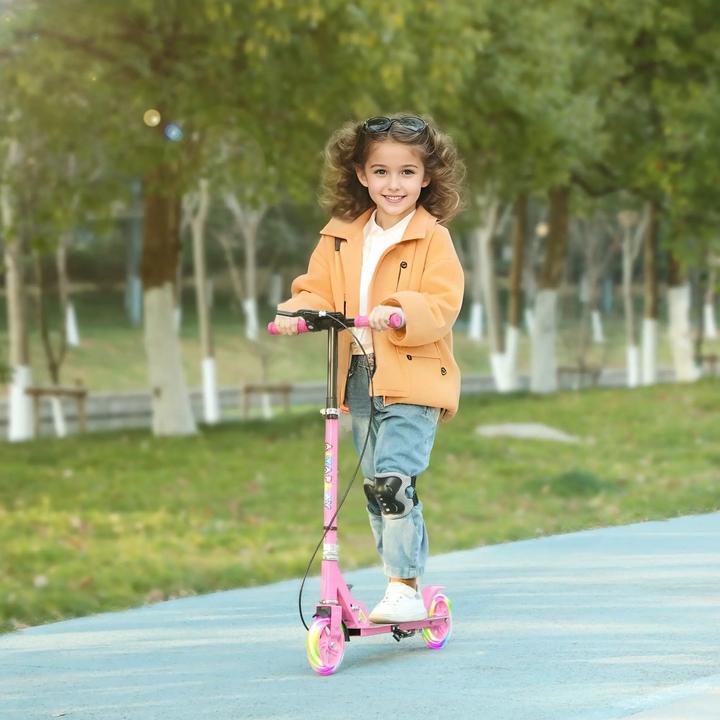 Actual product image Aiyaplay Kinderscooter Kunststoff, Metall Rosa