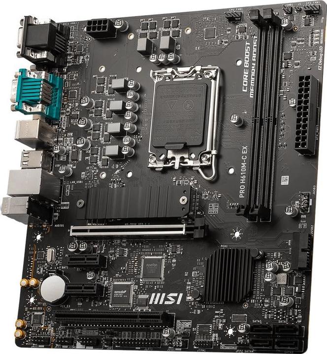 Actual product image MSI PRO -C EX H610 Intel H610 LGA 1700 mini ITX (LGA 1700, Intel H61, mATX)