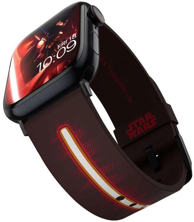 Moby Fox Bracciale Smartwatch Star Wars Darth Vader Lightsaber 22 mm (22 mm, Acciaio inossidabile, Silicone)