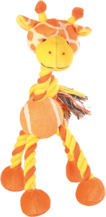 Produktbild Trixie Plüschtier mit Tau Tennisball 28cm (Plüschspielzeug Hund)