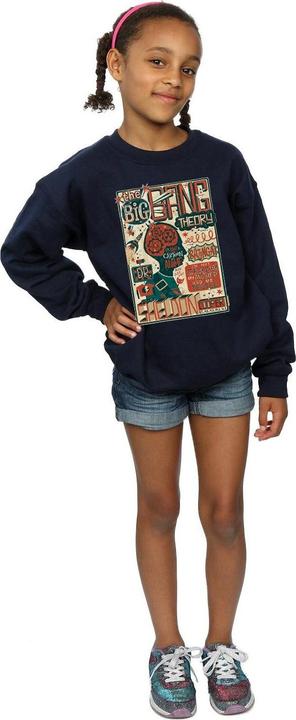 Produktbild Big Bang Theory Infographic Poster Sweatshirt Mädchen (128)