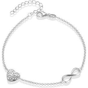 Beneto, Armschmuck, Romantic silver bracelet AGB634 / 21