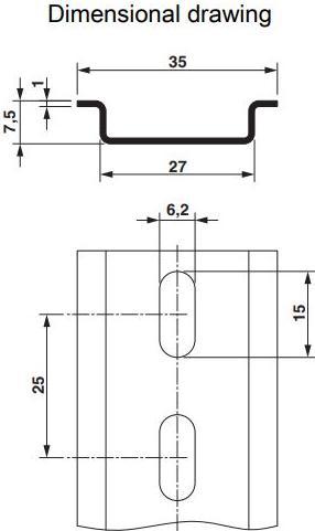 Produktbild Phoenix Contact Phoenix NS 35/ 7,5 PERF 1000MM