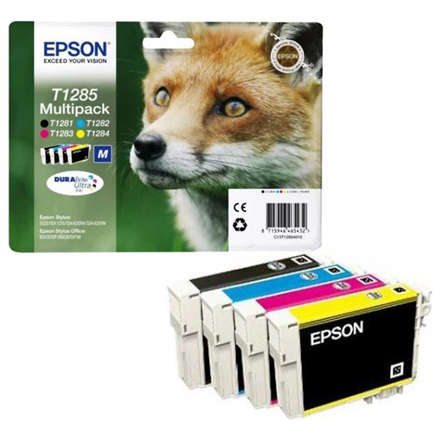 Produktbild Epson T1285 DuraBrite Ultra Multipack (M, BK, Y, C)