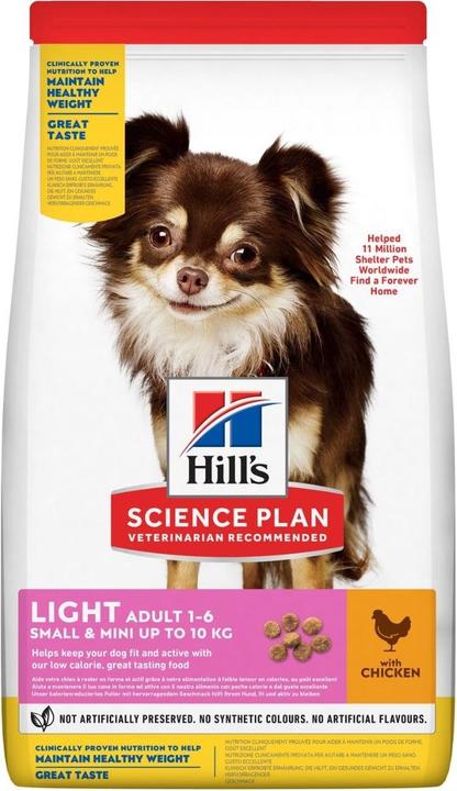 Hill's Dog Adult Light Small (Adult, 6 Stk., 1500 g)