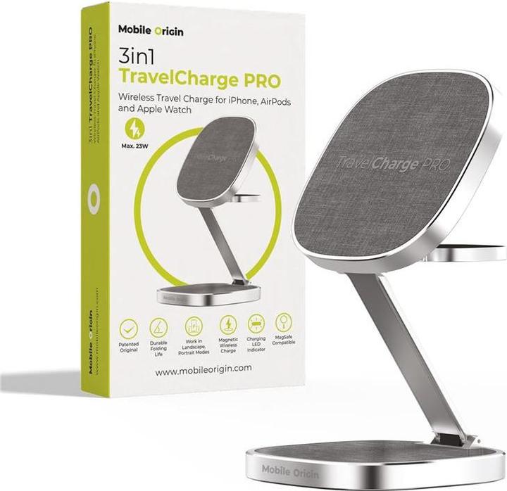 Image du produit Mobile Origin TravelCharge PRO Argent (23 W)