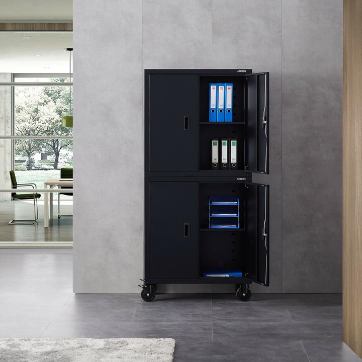 Produktbild Arebos Aktenschrank (180 x 90 x 40 cm)