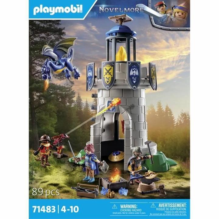 Produktbild Playmobil Ritterturm mit Schmied und Drache (71483, Playmobil Novelmore)