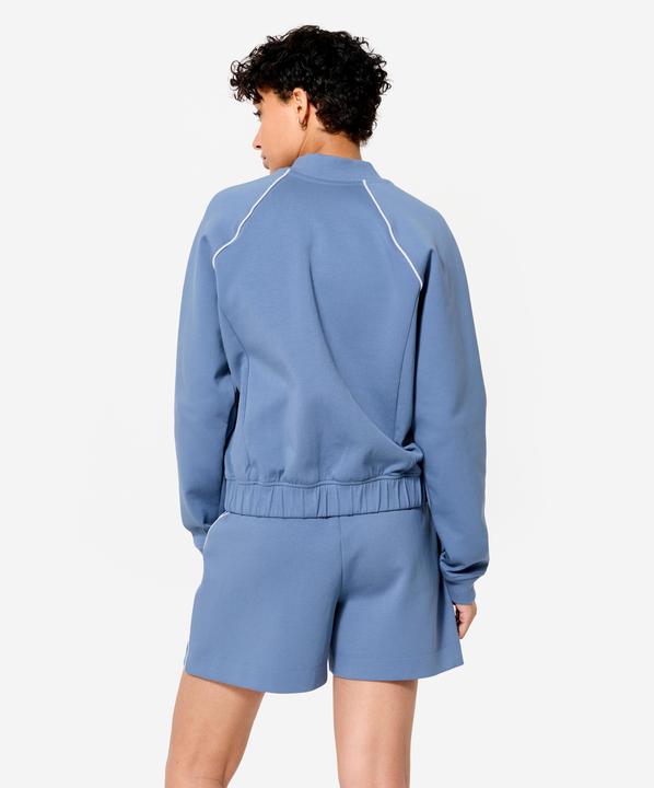 Immagine prodotto Domyos Bomberjacke mit Reissverschluss Damen blau mit weiss (S)