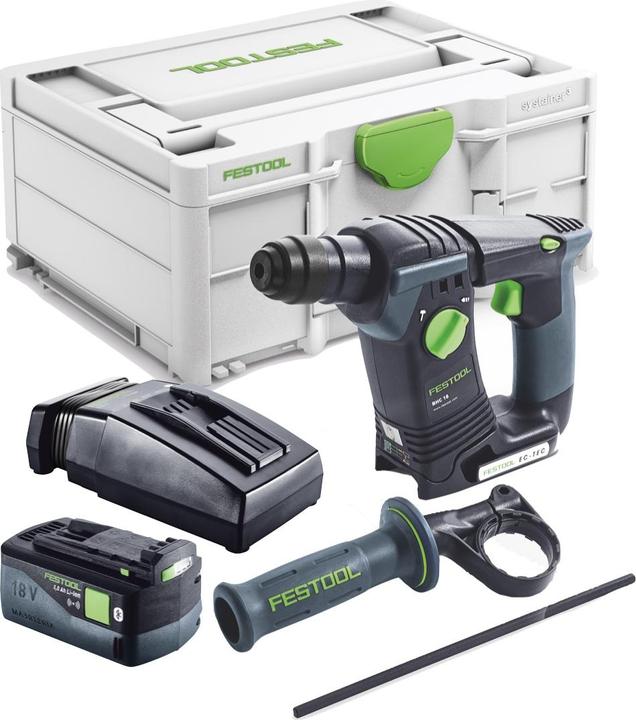 Image du produit Festool BHC 18-Basic marteau perforateur sans fil 18 V 1.8 J SDS Plus Brushless + 1x batterie 5.0