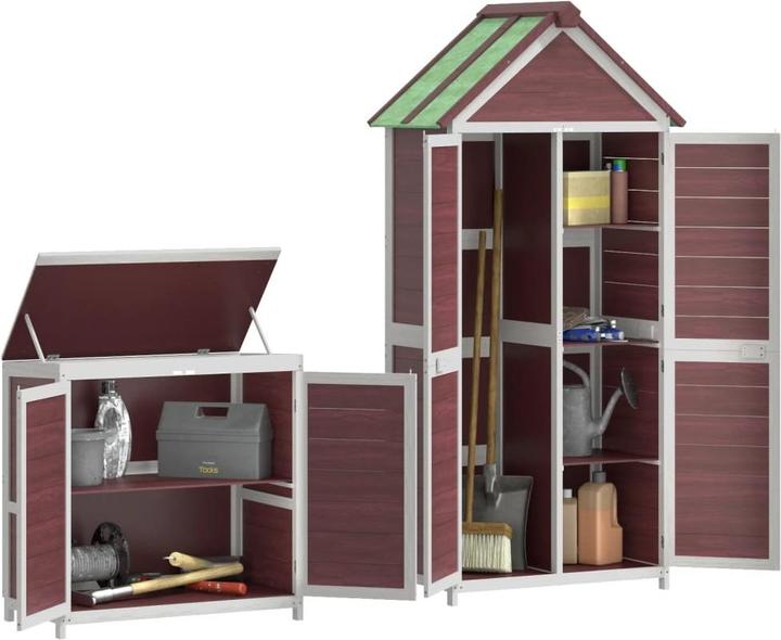 Produktbild vidaXL Geräteschuppen Set