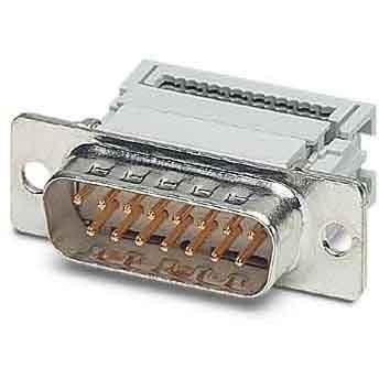Phoenix Contact Connettore D-SUB maschio 90° Numero di poli: 15 spostamento d'isolamento VS-15-ST-DSUB-FK 10 pezzi., Cavo + Spina elettrica