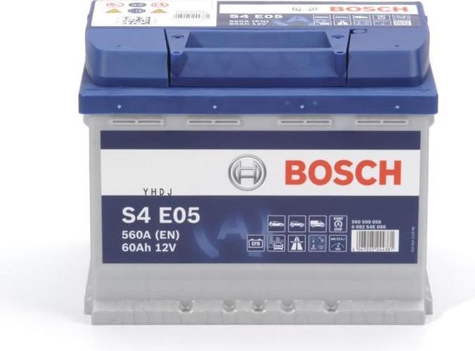 Bosch Automotive S4 E05 (60 Ah, 640 A, 12 V)