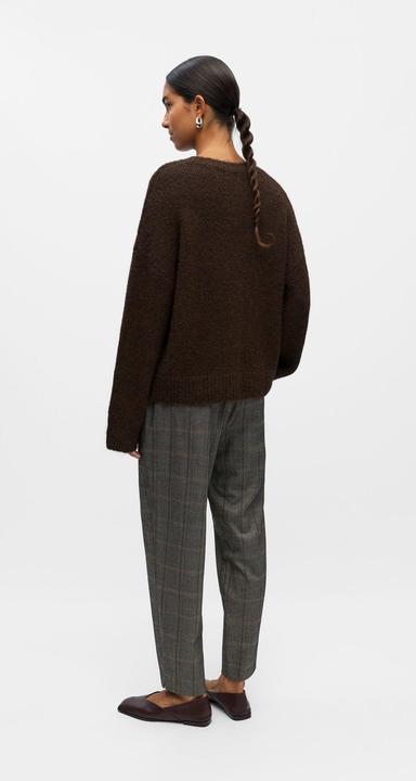 Produktbild Object Gerippter Strickpullover (M)