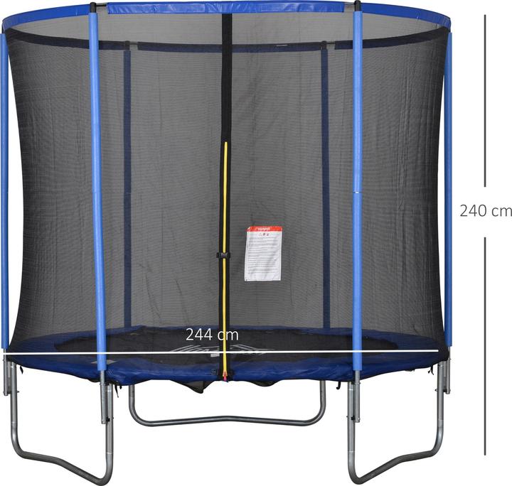 Produktbild Homcom Trampolin mit Sicherheitsnetz (244 cm)