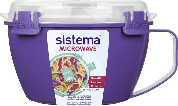 Produktbild Sistema Mikrowellen-Nudeltopf to go 940 ml farbig sortiert
