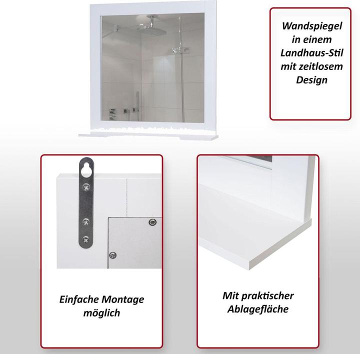 Produktbild JOHN316 Badspiegel (59 x 58 cm)