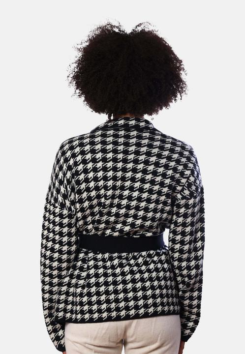 Produktbild Bellemere Cardigan Two-Tone Cashmere-Merino Houndstooth (M)