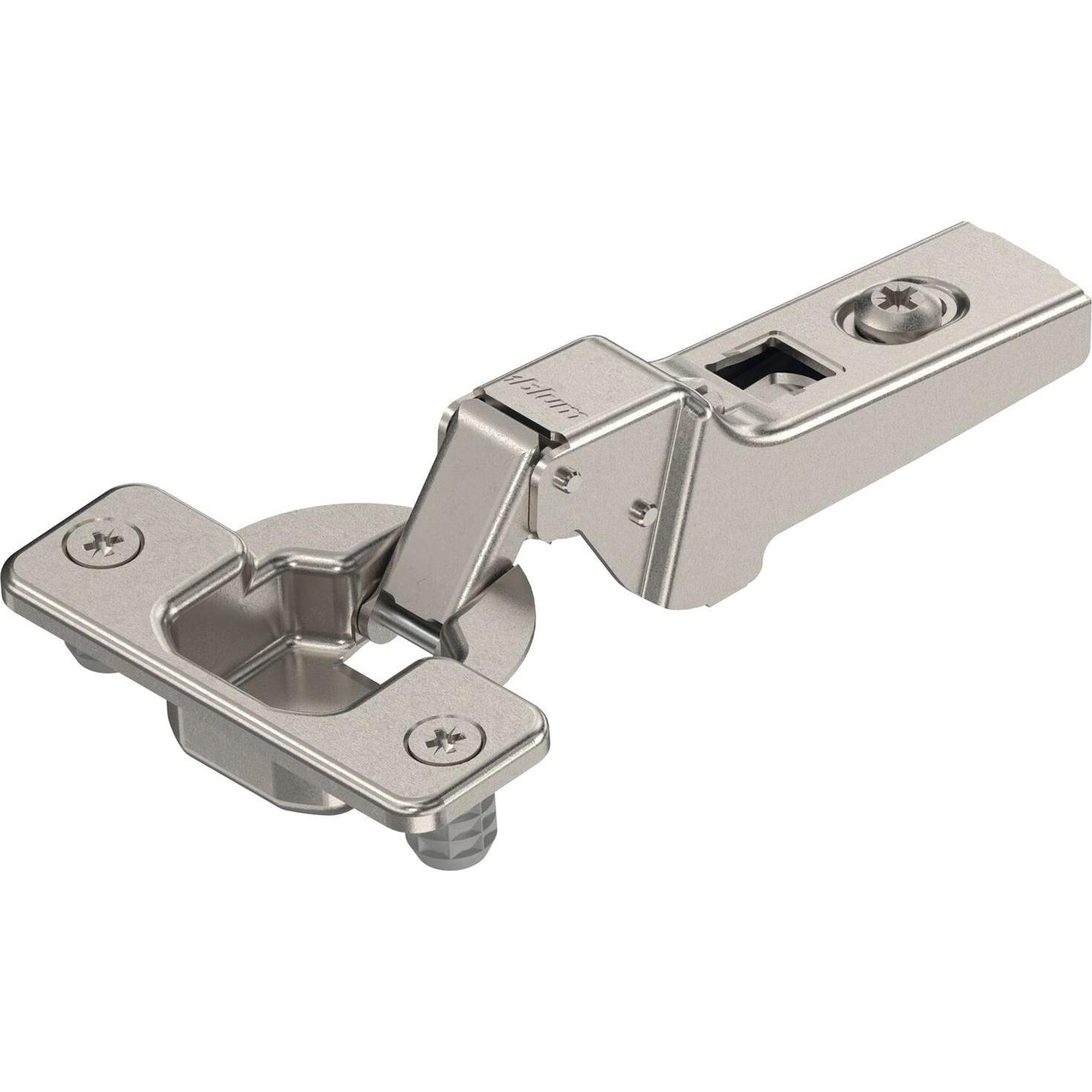 Blum, Möbelscharnier, CLIP Standardscharnier 100°, 9,5mm gekröpft mit Feder, Einpressen