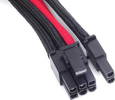 Image du produit Silverstone Câble PCIe 8 broches vers PCIe 6+2 broches