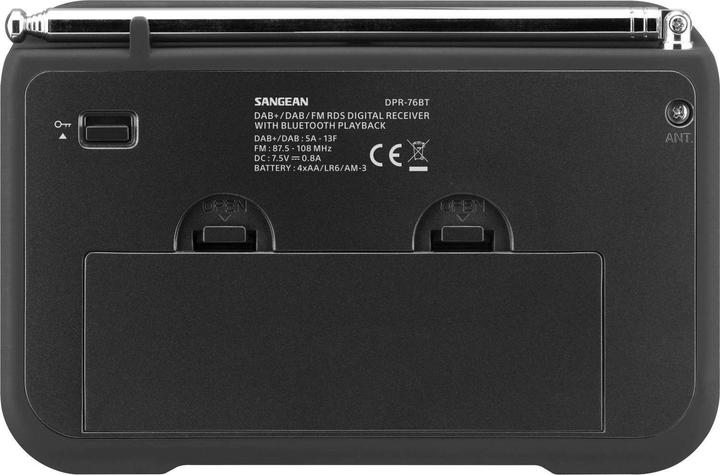 Actual product image Sangean DPR-76 BT (DAB+, FM, Bluetooth, NFC)