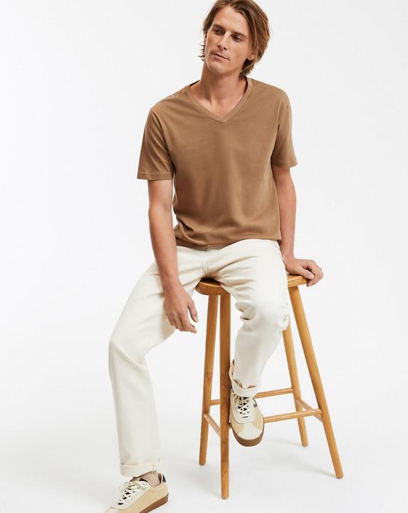 Produktbild La Redoute Collections T-Shirt mit V-Ausschnitt (S)