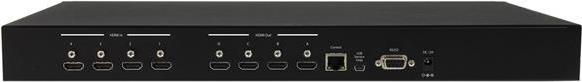 Produktbild StarTech 4x4 HDMI Matrix Switch mit Bild und Bild Multiviewer o. Videowand - Digital Signage Controller