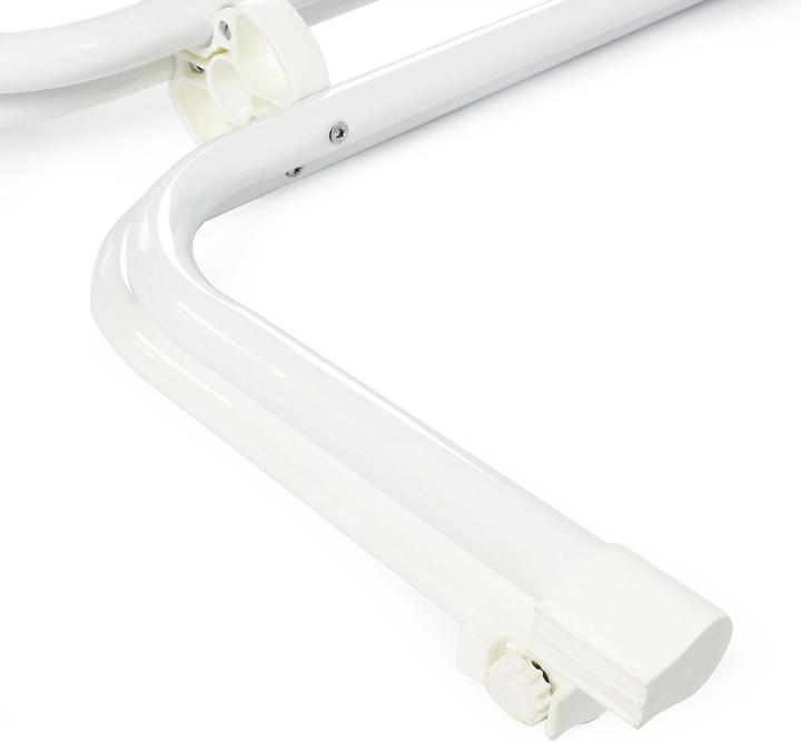 Image du produit Wiltec Table de bistrot pliante Toboli Blanc Ø 70 cm Table de bar Table de fête ronde