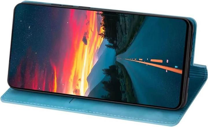 Actual product image Cover-Discount Galaxy A54 - Flip Case Glitter blue (Samsung Galaxy A54 5G)