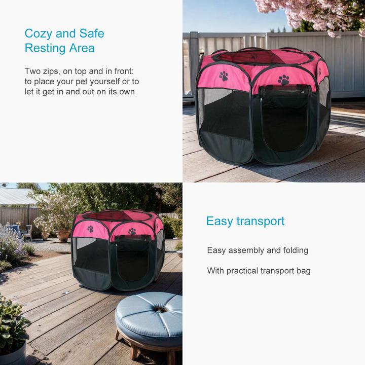 Actual product image Intirilife Pet Playpen Play Tent