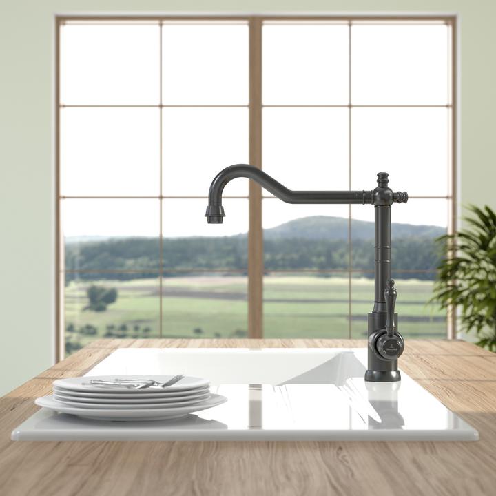 Actual product image Villeroy & Boch Avia 2.0 kitchen tap, stainless steel