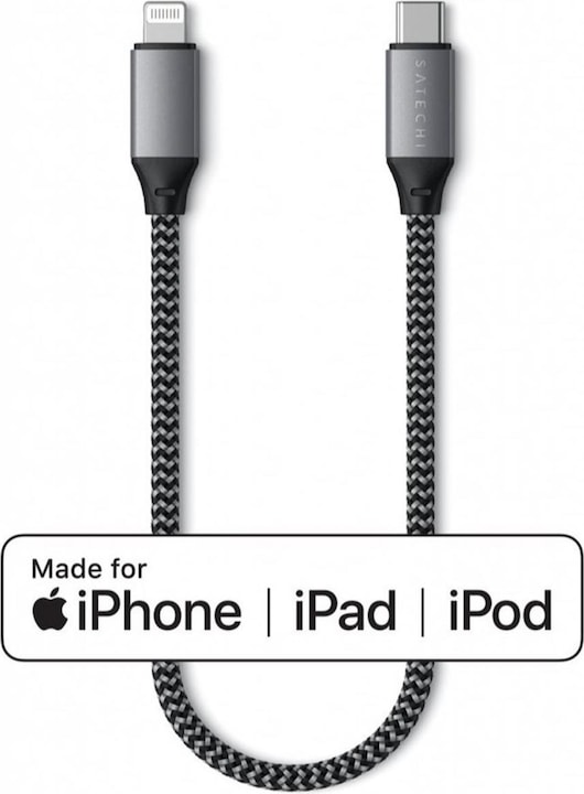 Actual product image Satechi USB-C – Lightning (0.25 m, USB 2.0)