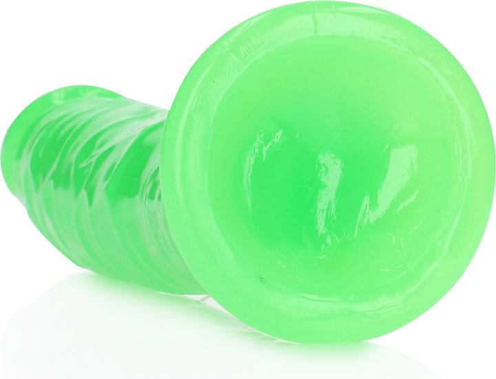 Produktbild RealRock Slim Realistic Dildo with Suction Cup - Glow in the Dark - 8" / 20 cm