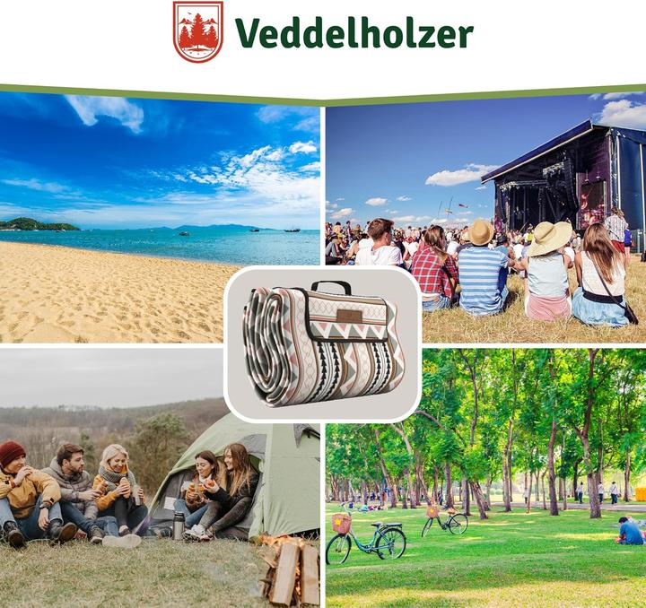 Produktbild Veddelholzer Boho Picknickdecke XXL