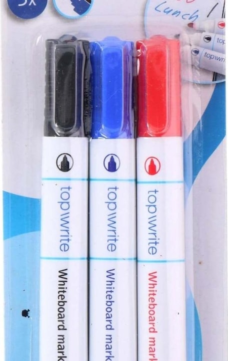 Image du produit Topwrite Marqueurs pour tableaux blancs (Multicolore, 1.50 mm, 3 x)