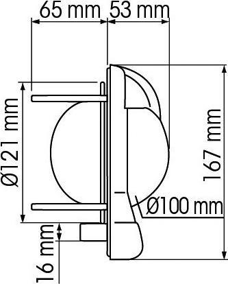 Produktbild Plastimo Contest 101 Kompass, schwarz