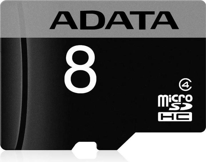Productafbeelding Adata microSDHC-kaart 8GB,, Klasse 4 (8 GB, microSDHC)