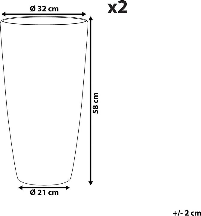 Produktbild Beliani Tseria (32 x 58 cm)