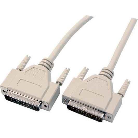 EFB Elektronik 25-Pol Standardkabel St/St 5m (5 m, Parallel (Drucker)), Schnittstellenkabel
