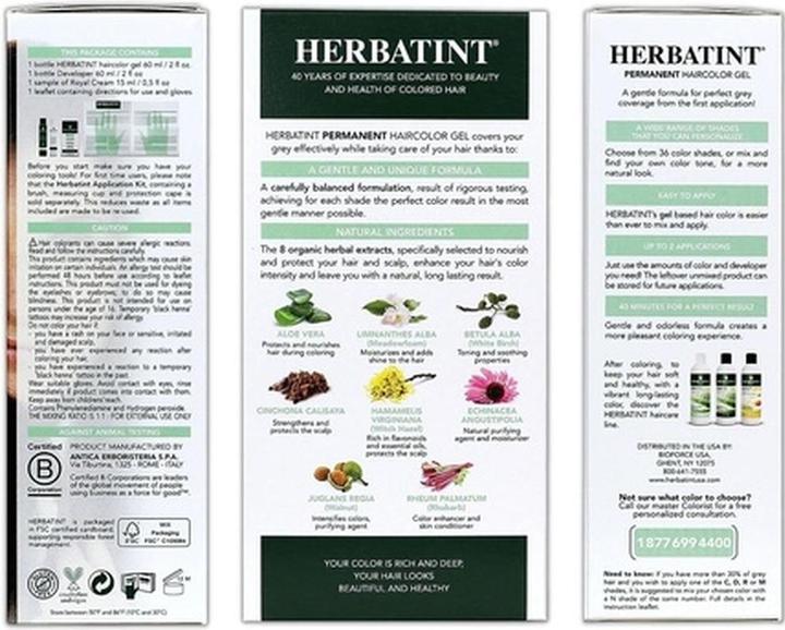 Produktbild Herbatint Haarfärbegel 4C Asch-Kastanienbraun (4C Asch-Kastanienbraun)