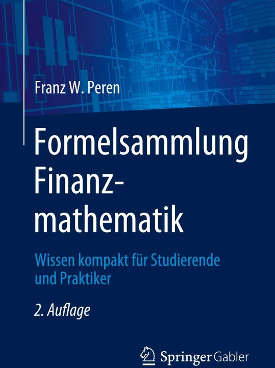 Produktbild Peren:Formelsammlung Finanzmathematik (Deutsch, Franz W. Peren, 2023)