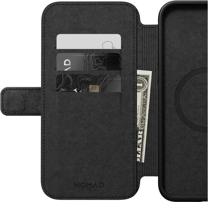 Immagine prodotto Nomad Cover a libro in pelle moderna Folio iPhone 15 Plus Marrone (Apple iPhone 15 Plus)